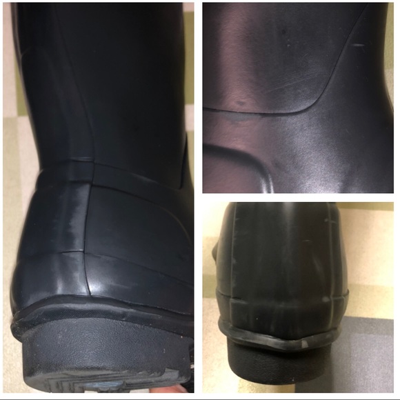 Hunter Black Matte Tall Rain Boots - Picture 7 of 8